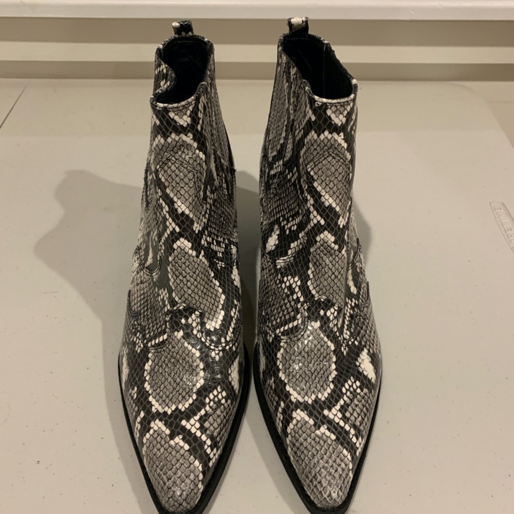 Sam Edelman Snakeskin Ankle Boots